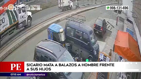 San Martín de Porres: hombre es asesinado frente a sus hijos