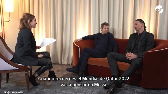 Zlatan Ibrahimovic descargó su furia contra jugadores de la selección argentina (@franceinter)