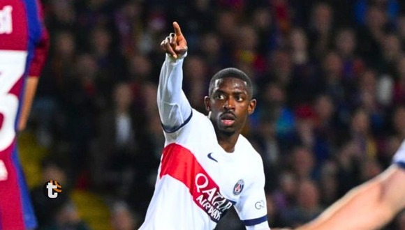 Dembélé pone empate 1-1 de Barcelona ante PSG (Video: ESPN)