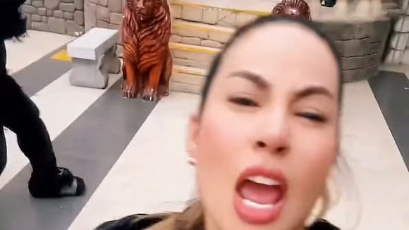 Pamela López en el Castillo de Chancay