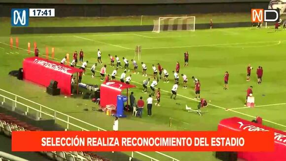 Selección hizo reconocimiento de estadio Antonio Aranda en Ciudad del Este (Video: Canal N)