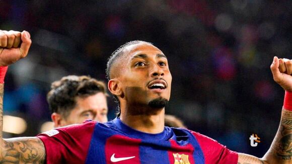 Raphinha puso 1-0 para Barcelona ante PSG (video ESPN)