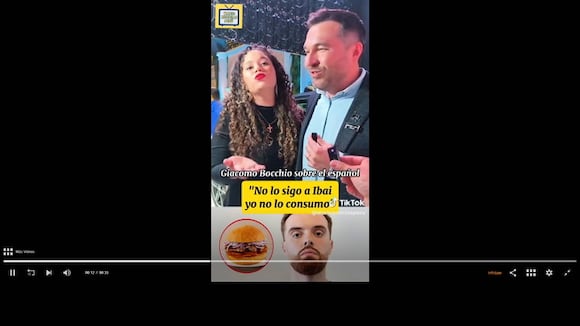 TROME - Giacomo Bocchio desconoce a Ibai Llanos tras la victoria del pan con chicharrón: “No lo sigo, no lo consumo”