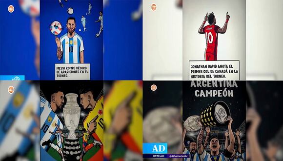 Mira el resumen de la Copa América 2024 en una fantástica animación | VIDEO