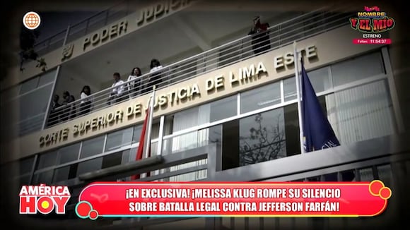 Melissa Klug se molestó por rechazó de medidas de protección contra Jefferson Farfán