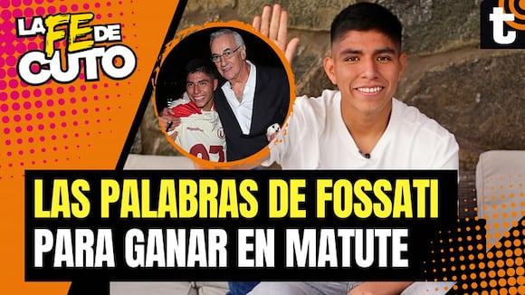 Piero Quispe recuerda las palabras de aliento de Fossati para campeonar en Matute