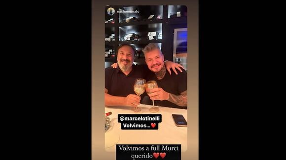 Milett y Marcelo Tinelli juntos