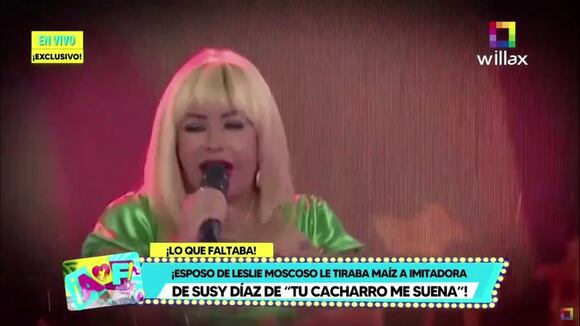 TROME | Imitadora de Susy Díaz acusa a esposo de Leslie Moscoso (Willax)