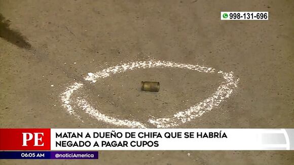 SJL: matan al 'Rey del caldo de gallina' tras negarse a pagar cupos durante varios meses