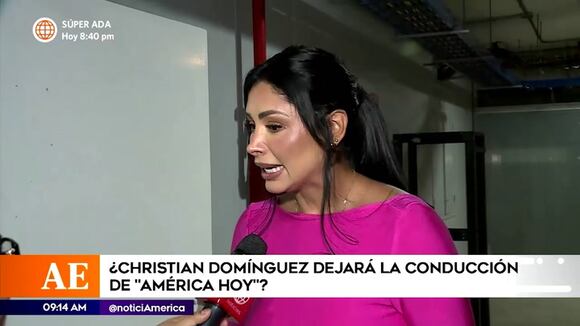 Pamela Franco habla de Christian Dominguez