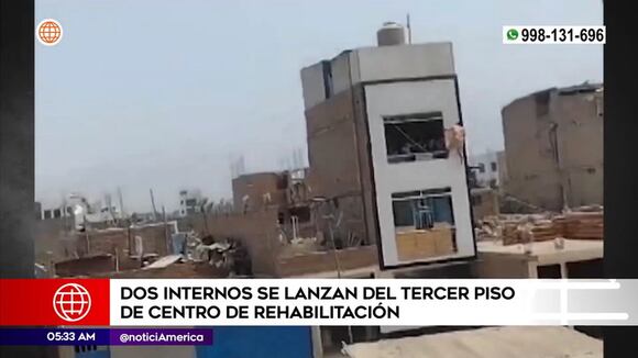 Carabayllo: Dos internos se lanzaron de tercer piso de centro de rehabilitación
