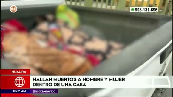Huaura: Hallan muertos a hombre y una mujer dentro de vivienda