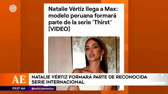 Natalie Vértiz participará en producción internacional