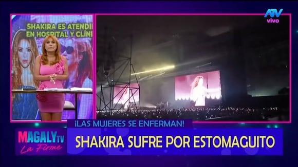 Trome / Concierto de Shakira en Perú (Magaly Tv)