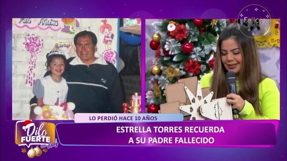 TROME | Estrella Torres llora por su papá fallecido (Panamericana)