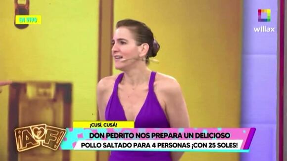 TROME - Don Pedrito le envía piropo a Gigi Mitre y ella le responde