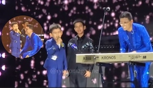 Christian Yaipén rompe en llanto al cantar junto a su pequeño hijo en concierto de Grupo 5 | VIDEO