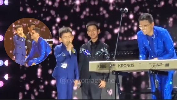 Christian Yaipén se emociona hasta las lágrimas al cantar con su pequeño hijo. (Video @ryokimagazine)