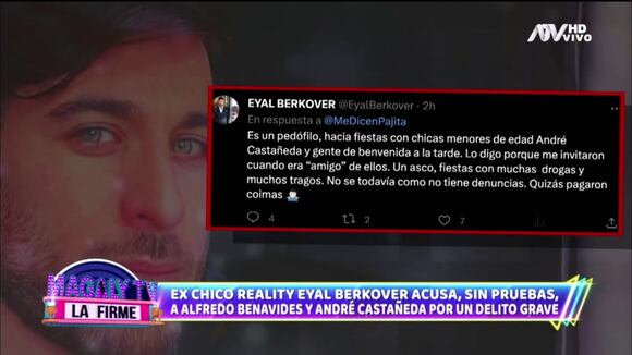 TROME - Madre del hijo de Benavides desmiente a Eyal y anuncia acciones legales: “Es una persona correcta, sí cumple con su hijo”