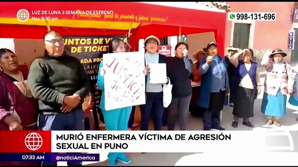 Familiares de enfermera piden justicia