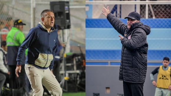 Claudio Baggio y Horacio Melgarejo tuvieron un encuentro tras finalizar el encuentro entre Cienciano y Comerciantes Unidos. (Video: Gusadro Podcast / Foto: LFP)