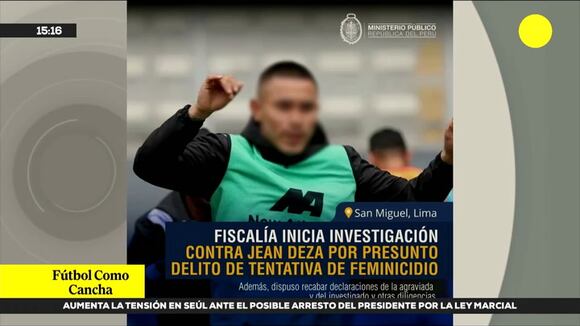 TROME - FISCALÍA ABRE INVESTIGACIÓN CONTRA JEAN DEZA