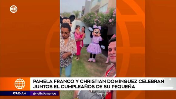 Pamela Franco y Christian Domínguez