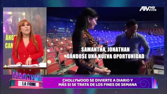 TROME | Magaly Medina sobre reconciliación de Samantha Batallanos y Jontathan Maicelo (Magaly Tv)