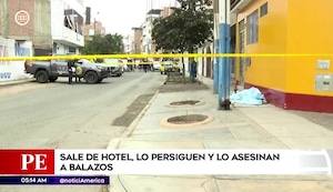 Hombre es asesinado a balazos tras salir de un hotel en San Martín de Porres