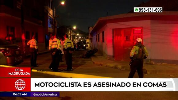 Motociclista es asesinado por desconocidos