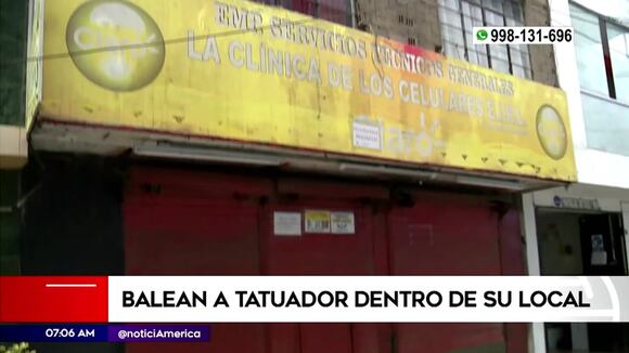 Balean a tatuador por negarse a pagar cupo