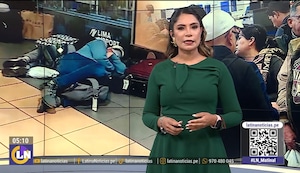 Italiana varada en el aeropuerto Jorge Chávez se sorprende del caos: “En África están mejor que aquí” | VIDEO