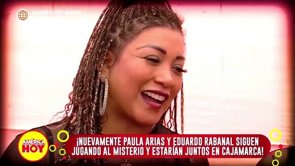 Paula Arias juega al misterio con Eduardo Rabanal