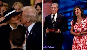 Federico Salazar hace reír con crítica al sombrero de Melania Trump: “Es para jugar Frisbee”