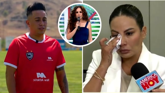 Pamela López muestra evidencia de ser golpeada por Cueva