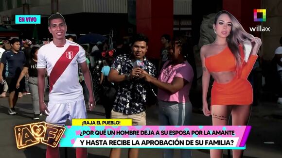 TROME | Mujer le “pega” a su esposo por defender a Paolo Hurtado ante las cámaras de ‘Amor y Fuego’