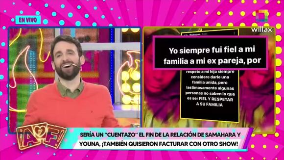 TROME - Samahara Lobatón lanza comunicado tras acusaciones de infidelidad de Youna: “Luché, soporté y callé muchas cosas”