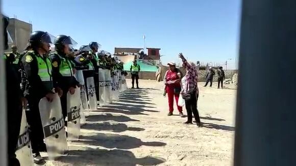 TROME-VIDEO PROTESTA CONTRA MINISTRO