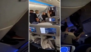 Pelea a bordo fuerza aterrizaje de emergencia en vuelo sobre Marruecos