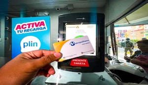 ATU implementa recarga de tarjetas del Metropolitano a través de Plin