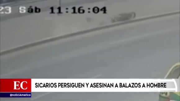 Manchay: Sicarios persiguieron y asesinaron a balazos a un hombre