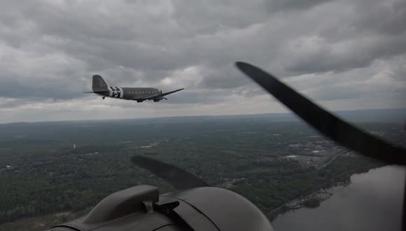 Aeronaves de la Segunda Guerra Mundial sobrevuelan Nueva York