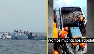 Tripulación sobrevive tras hundimiento de embarcación en Chimbote