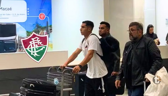 Kevin Serna llegó a Brasil para sumarse a Fluminense