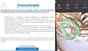 EsSalud emite comunicado sobre incidente con aguja en cerebro de niño