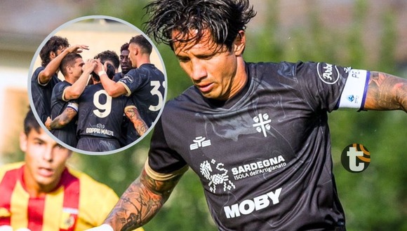 Gianluca Lapadula fue figura en amistoso de Cagliari en Italia (Video: Canal N)