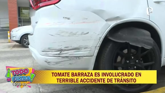 TROME - Videos inéditos de la reacción de Tomate Barraza tras choque: “Me acabo de despertar reina”