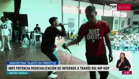 Arte Libre: INPE potencia programas de resocialización de internos a través del Freestyle