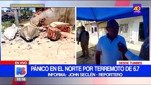 Enlace en vivo desde Tumbes