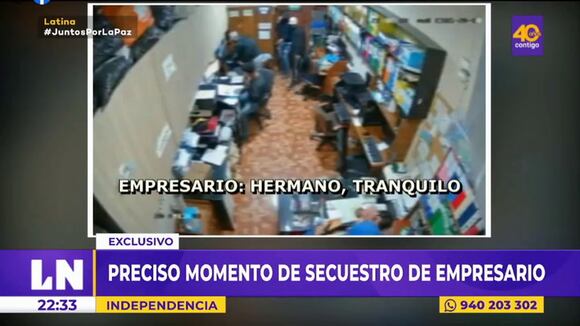 Trome | Video del secuestro de empresario (Latina)